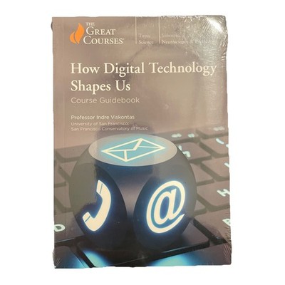 The Great Courses How Digital Technology Shapes Us DVD + Guidebook New Sealed