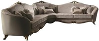 Ecksofa Wohnlandschaft Sofa Couch L Form Polster Couchen Textil Arredoclassic