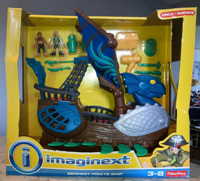 Fisher Price Imaginext Serpent Pirate Ship Complete Figure