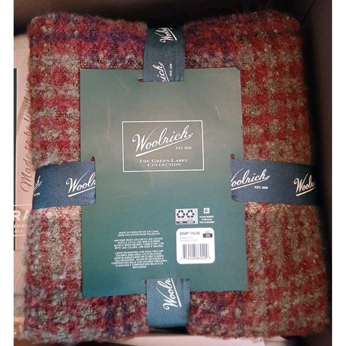 Woolrich Plush Blanket Wrap, Luxe Softness, One Size, Great For Layering - Picture 2 of 4