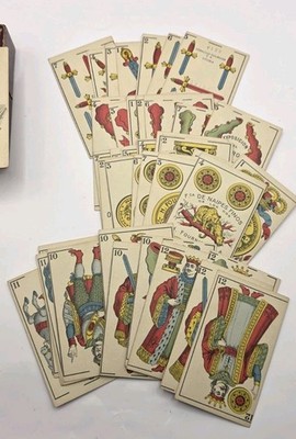 1900s Heraclio Fournier S.A. Vitoria-España.F.ca De Naipes Finos.41pcs.w/box.