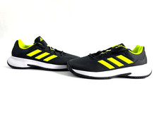Adidas Gamecourt 2 Tennis Shoes Carbon Lucid White Lemon Men s Size 10 JH9013