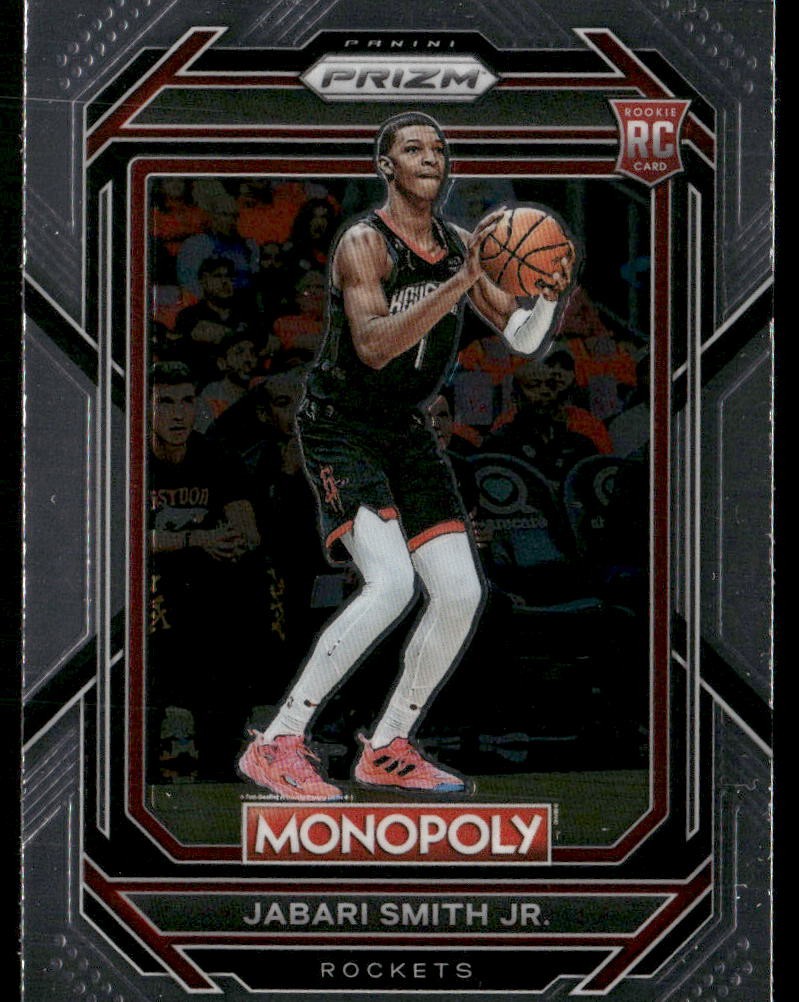 2022-23 Panini Prizm Monopoly #32 Jabari Smith Jr. Monopoly Black Classic Icons