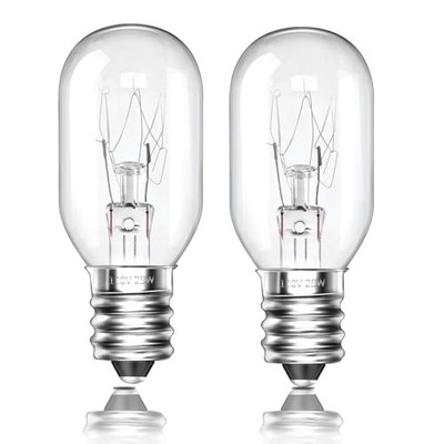 E12 T20 Salt Lamp Bulbs 25W 120V Original Salt Lamp E12 Base 25W-2 Pack
