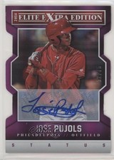 2014 Panini Elite Extra Edition 12/75 Jose Pujols #1 Auto i6j