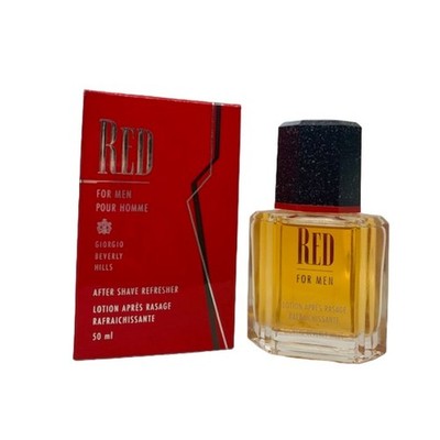 Giorgio Beverly Hills - Red For Men after Shave 50/100 ML Erste Version Vintage
