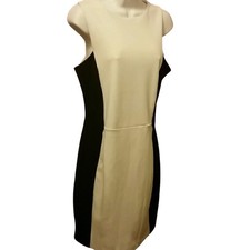 MNG (Mango) Black White Dress. L