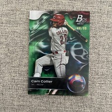 2023 Bowman Platinum Top Prospects Green 4899 Cam Collier Top-45
