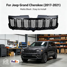 Us Stockfit To 2017-2021 Jeep Grand Cherokee Front Upper Grill Assembly