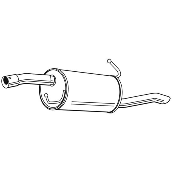 Walker EndschalldäMpfer SchalldäMpfer Hinten FüR Ford Fusion 1.6 Tdci-image