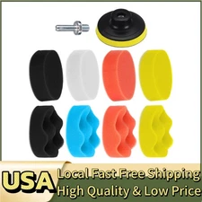 22pc 3" Car Buffing Pads Polishing Sponge Set Waxing Foam Polisher Kit for Drill