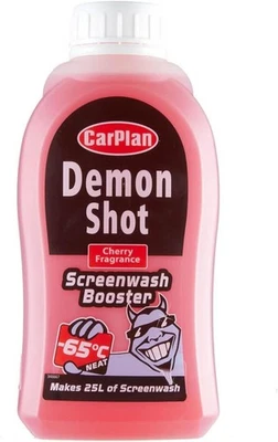 ‎TETROSYL LTD CarPlan Demon Shot Screenwash Booster, 500 ml, Creates 25 Litres of Screen Wash
