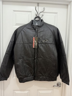 Alpine Star Leather Motercycle Jacket Size XL #6.4