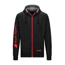 Original Audi Sport Sweatjacke Pullover ,Herren, schwarz 