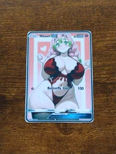 Beautiful Waifu Card - Mitsuri Kanroji Goddess ACG Custom DIY Fan Art Card