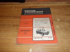Revue technique Autobianchi A112