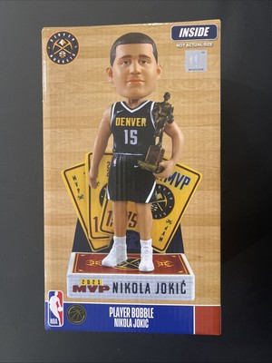 Nikola Jokic Denver Nuggets 2021 NBA League MVP Trophy Bobble Head #84 / 220 NIB