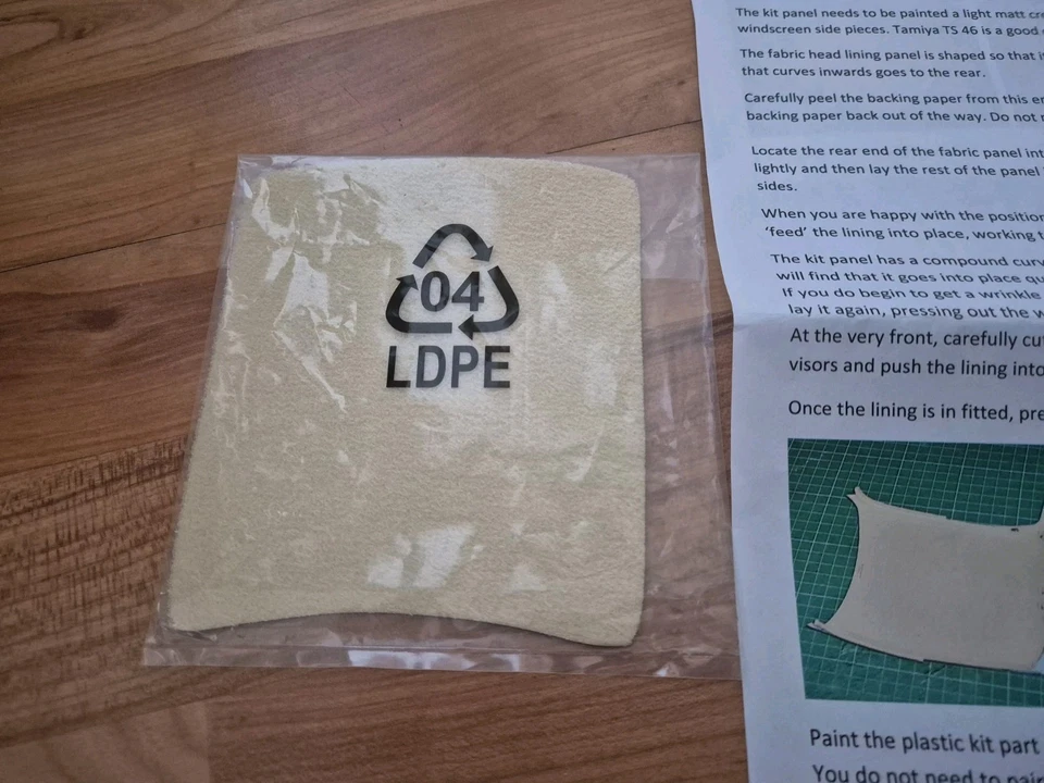 Deagostini Crea La Tua Jaguar E-Type Auto Rivestimento Interno - Immagine 2 di 2