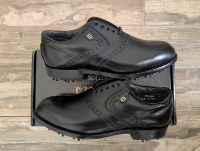 NEW Vintage Footjoy Classics Mens Golf Shoes 51987 BLK 8.5D | eBay