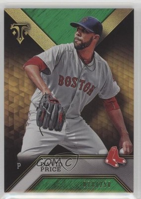 2016 Topps Triple Threads Emerald 78/250 David Price #90 0b2