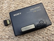 Rare Vintage JDM SONY WALKMAN WM-FX85 Radio Cassette Player Blue repaired