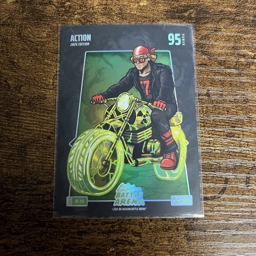 2026 Bo Jackson Battle Arena Action Jackson Holliday Glow Battlefoil #BF-118
