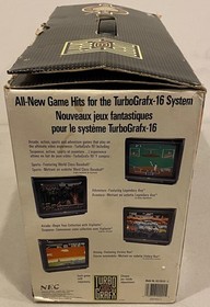 1989 NEC TURBOGRAFX-16 TURBO GRAFX 16 CONSOLE CIB W/ KEITH COURAGE GAME TESTED