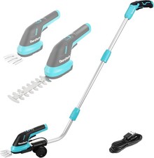 3-in-1 Cordless Hedge Trimmer with 50" Wheeled Extension Pole