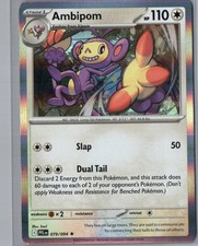 Ambipom 079/094 Rare Phantasmal Flames Pokemon Holo Near Mint