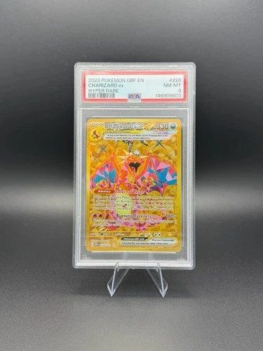 Charizard ex 228/197 SV03: Obsidian Flames Holo PSA 8
