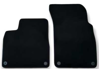 Front Car Floor Mats Velour For Audi Q8 SQ8 Waterproof Carpet Auto Liners New 2p