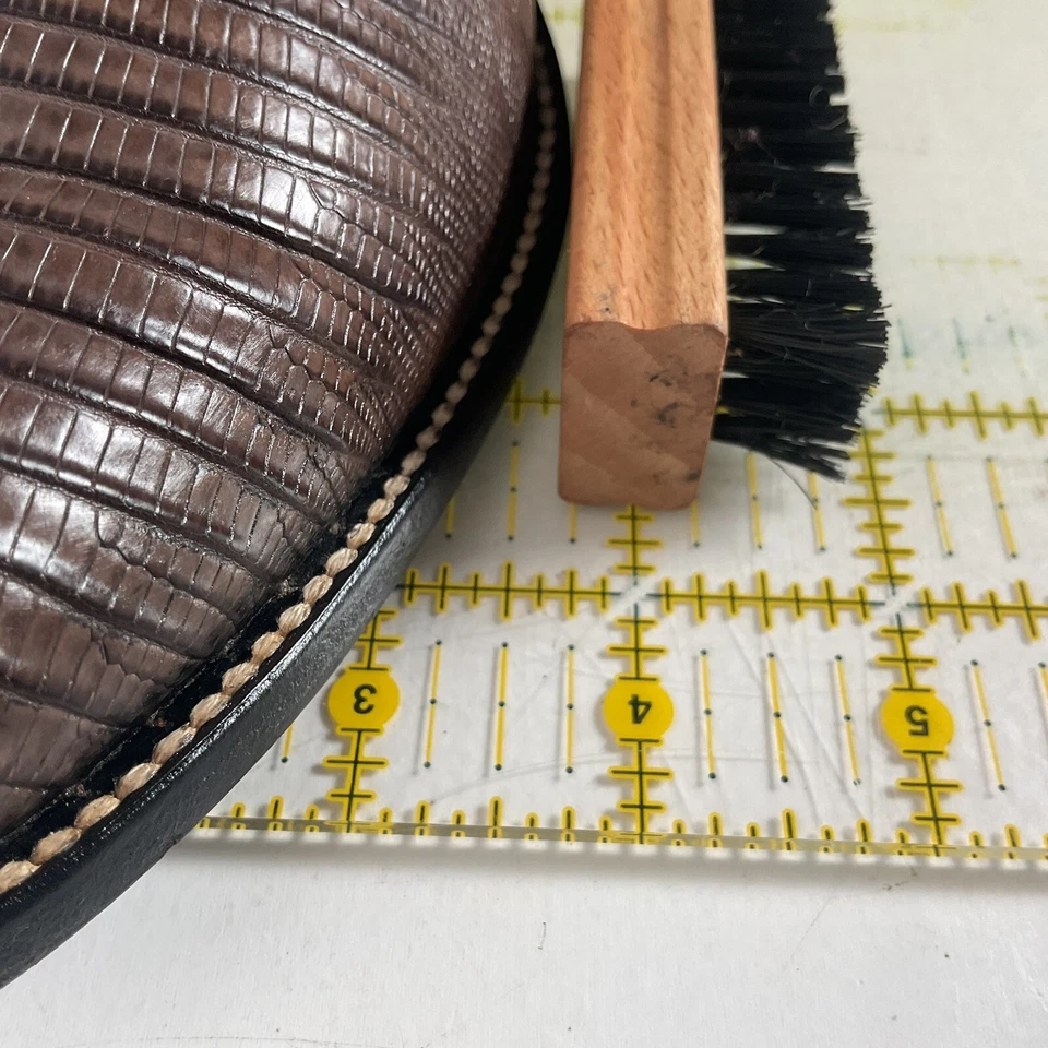 Винтажные высокие ковбойские сапоги J. Chisholm размер 8 M сделано в США - Изображение 4 из 4