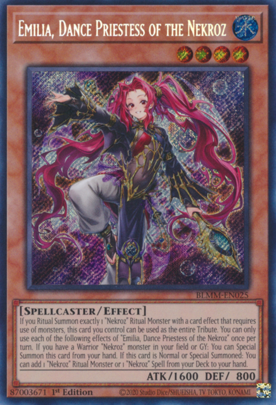 Emilia, Dance Priestess of the Nekroz (BLMM-EN025)
