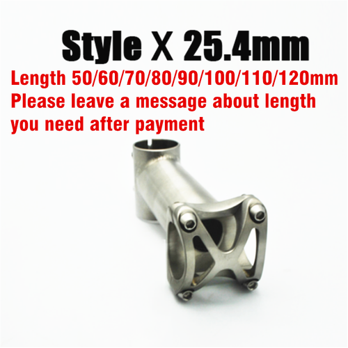 TITO MTB Bicycle Road Bike Stem 5 Degrees 31.8mm 25.4mm Gr5 Titanium Ultralight - Picture 7 of 10
