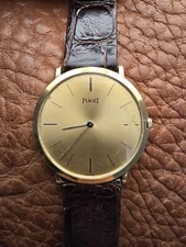 Vintage Piaget 18K YellowGold 902 Watch #115404 With 9P Movement  