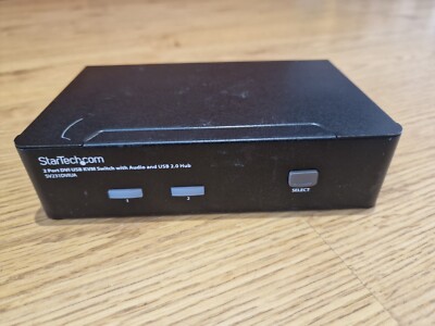 Startech 2 Port Pro C4E1E7GG07 KVM Switch DP PSU NICHT INBEGRIFFEN