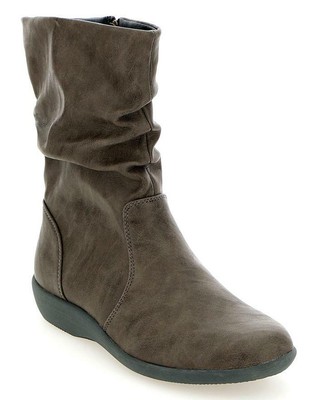 wedge boots wide fit