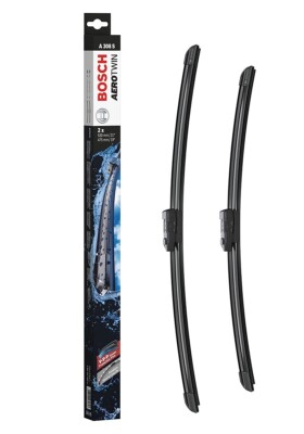 2x Wiper Blades (Pair) Flat / Aero A308S 3397007308 Bosch Aerotwin Set 530/475mm
