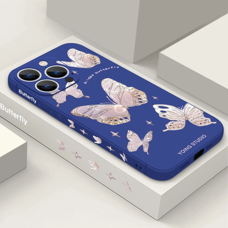 Butterfly Lanyard Soft TPU For iPhone 15 Pro Max 14 13 12 11 X XS XR Case Cover - Image 4 of 4