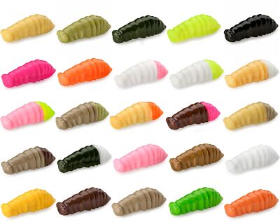 Fishup Maya 1.8'' Cheese 4,6cm - 6 Gummimaden, Forellenköder, Kunstköder, Köder