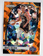2024 Panini Prizm WNBA Kristi Toliver #12 Orange Ice Prizm Waashington Mystics