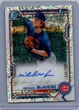 2021 Bowman #CPA-MM Michael McAvene Chrome Prospect Auto Speckle Refractor/299