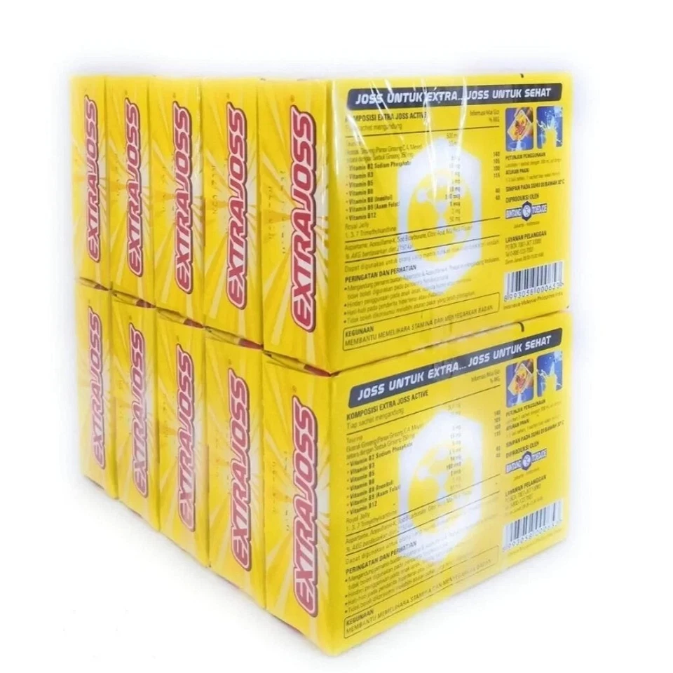 EXTRA JOSS 30 BOX (180 SACHETS) Energy Drink Powder Sugar Free Boost Stamina - Image 2 of 3