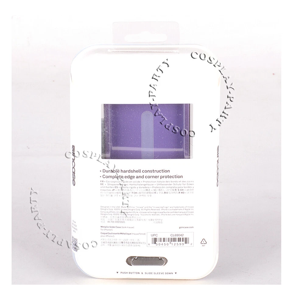 Incase Metallic Slider iPhone 5s iPhone 5 iPhone SE Case Cover - Dark Mauve - Image 2 of 4