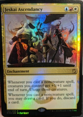 FOIL  Jeskai Ascendancy / Vormacht der  - KHANS TARKIR -  englisch  (n-mint -)
