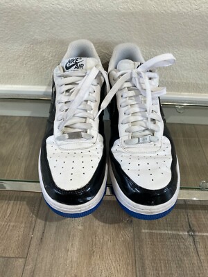 Nike Men\'s Air Force 1 Game Royal Patent Leather Sneakers White 488298-058 Sz 9 Nike Men main image 2