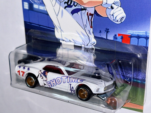 HOT WHEELS 2024 LOS ANGELES DODGERS #17 SHOHEI OHTANI MUSTANG BOSS 302 REAL/R - Imagen 8 de 9