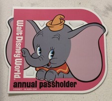 2023 Walt Disney World Annual Passholder Dumbo Magnet WDW Pass NEW