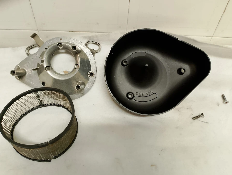 Cover Filtro aria S&S a goccia per harley davidson 1340 evolution softail dyna - Immagine 3 di 4