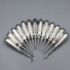 New 13 Pcs/Set Dental Luxation Tooth Extraction Root Elevators Luxating Elevator